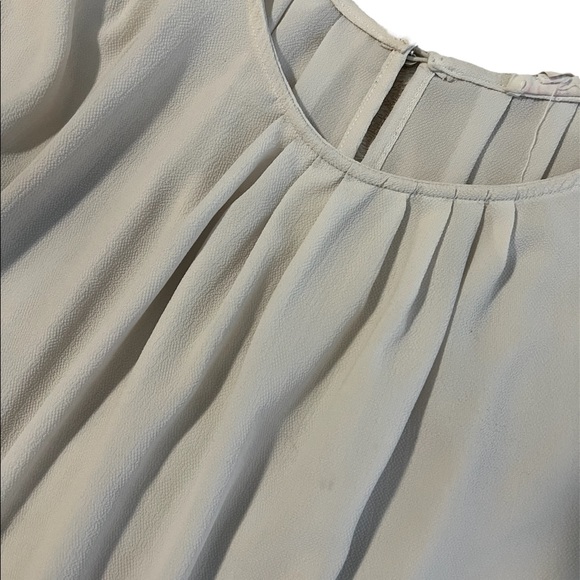 Off-white medium agaci sheer white women’s office top - Picture 2 of 2